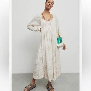 Urban Outfitters Cream Maxi Dress